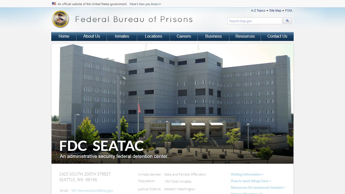 FDC SeaTac - BOP